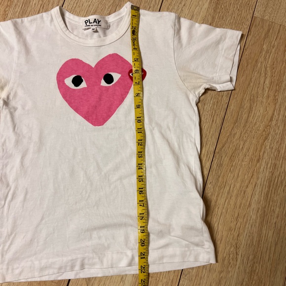 Comme Des Garsons Play Pink Heart Tee - Picture 9 of 9